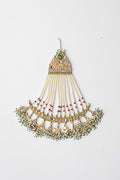GOLD PLATED PEARL JHOOMAR