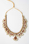 GOLD PLATED FLORAL NECKLACE
